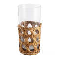 Seagrass Sleeve Tumbler Glass Cup Grass wrapped